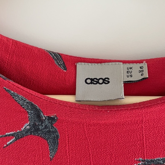 ASOS blouse with bird print - Picture 2 of 4